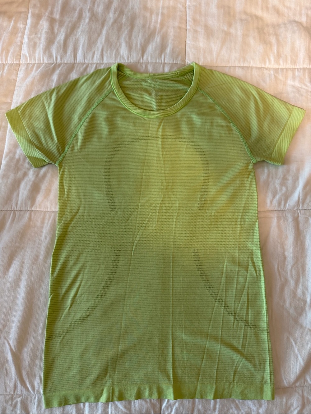 lululemon Women's Green 8 Crew Neck Short Sleeve Stretch Knit Swiftly Tech Tee